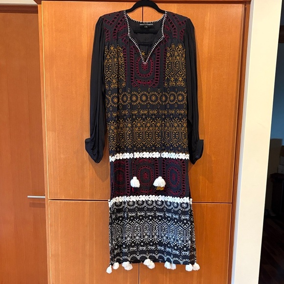 HEMANT & NANDITA Dresses & Skirts - HEMANT & NANDITA Eyelet and Embroidered Dress